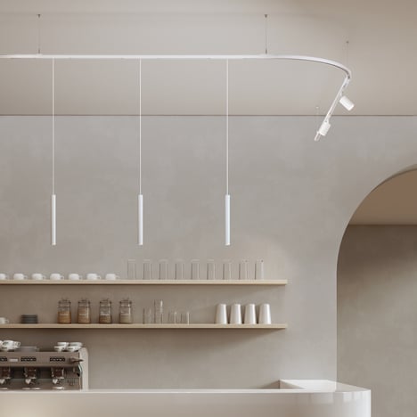 Can 30 Pendant 48V Track DALI (1396045) in Matt White - Insitu Image 2