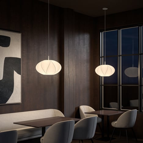 Flow 500 Pendant (4005288) in Matt Nickel - Insitu Image 2