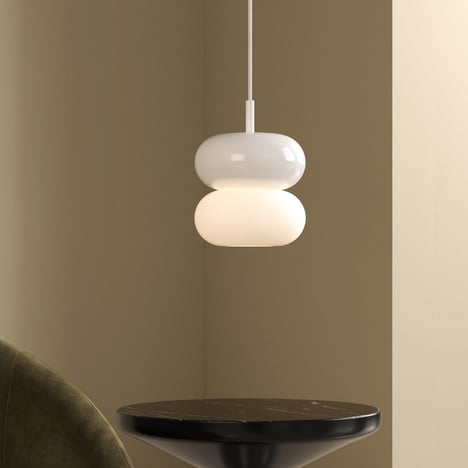 Duo 210 Pendant (4005115) in Matt Nickel - Insitu Image 1