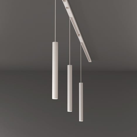 Can 30 Pendant 48V Track DALI (1396045) in Bianco Opaco - Insitu Image 1