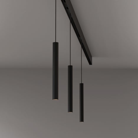 Can 30 Pendant 48V Track DALI (1396044) in Matt Black - Insitu Image 1