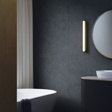 Atticus 900 2700K (1440035) in Matt Brushed Brass - Insitu Image 1