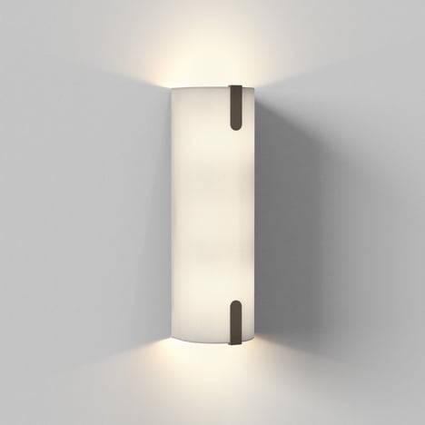 Elba 400 Wall (1469001) in White Fabric / Bronze - Product Image 1