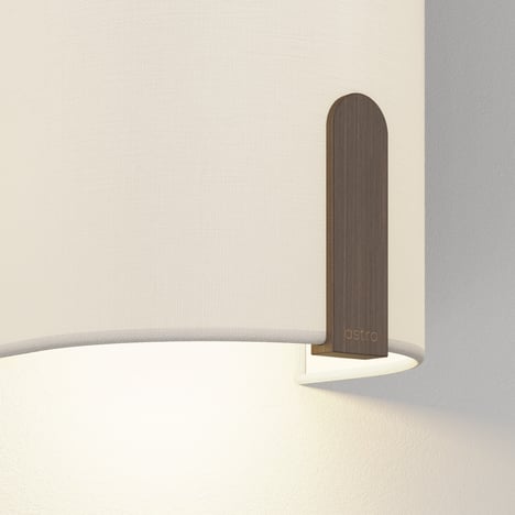 Elba 400 Wall (1469001) in White Fabric / Bronze - Product Image 4