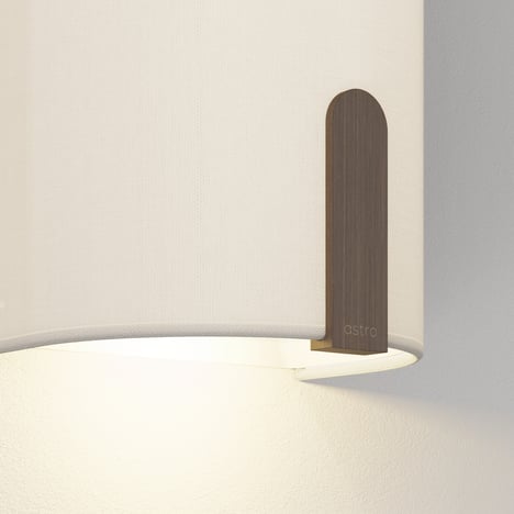 Elba Wall 600 Shade (5042016) in White Fabric - Product Image 5