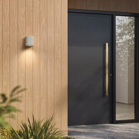 Brixham Wall Single (1513002) in Grey Concrete - Insitu Image 4