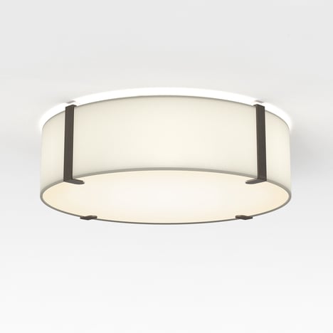 Elba Round 450 Shade (5042020) in White Fabric - Product Image 1