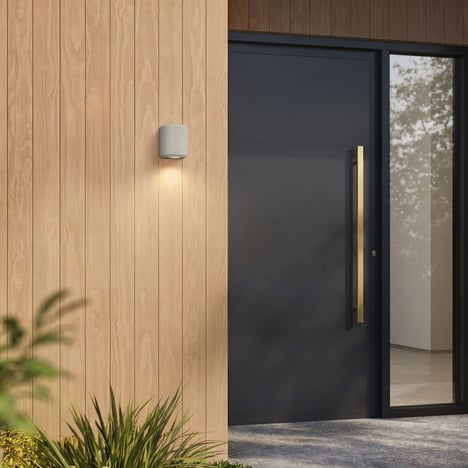 Brixham Wall Single (1513002) in Grey Concrete - Insitu Image 4