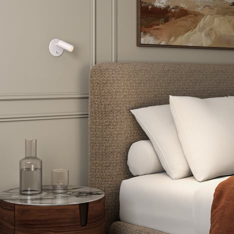 Micro Recess Switched (1407006) in Blanco Mate - Insitu Image 2