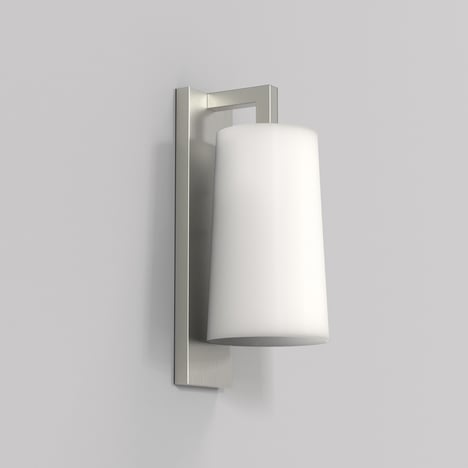 Lago 280 (1297002) in Nickel Matt with Cone 195 Glass (5019001) in Weiß (Opal)