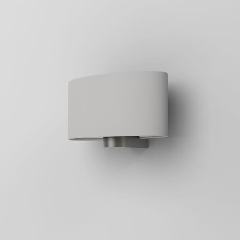 Napoli (1185001) in Matt Nickel with Oval 285 (5014001) in White Fabric