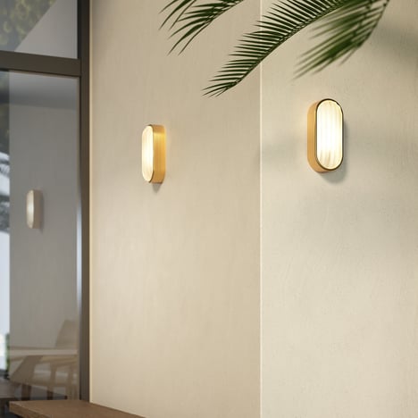 Montreal Oval (1032019) in PVD Brushed Brass - Insitu Image 2