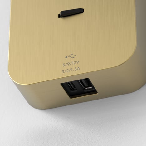 Enna Surface USB A+C (1058247) in Matowe Złoto - Produkt Image 6