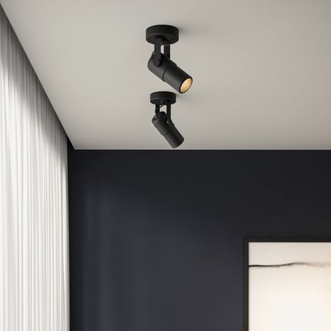 Stage Single (1491002) in Matt Black - Insitu Image 1