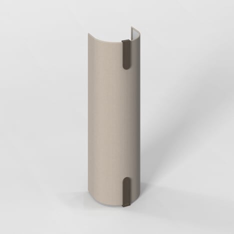 Elba Wall 400 Shade (5042015) in Putty Fabric - Product Image 1