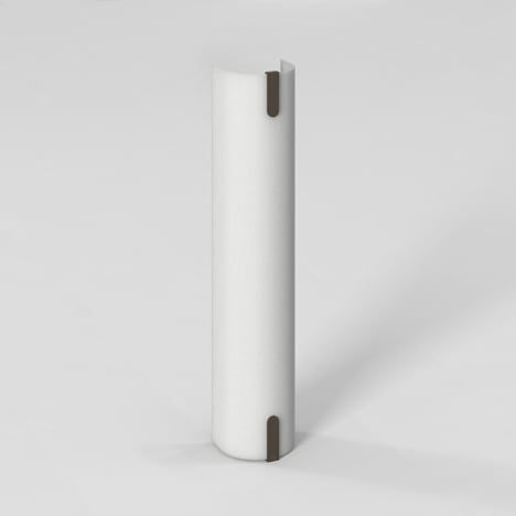 Elba Wall 600 Shade (5042016) in White Fabric - Product Image 1