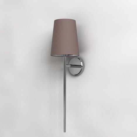 Beauville (1388001) in Polished Chrome with Cone 138 (5033003) in Oyster Fabric