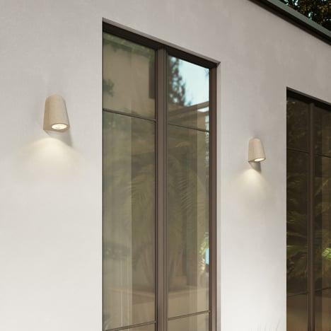 Mast Light Coastal (1317006) in Grey Concrete - Insitu Image 2