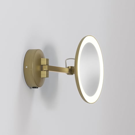 Mascali Round LED (1373027) in Matt Brushed Brass - Product Image 3