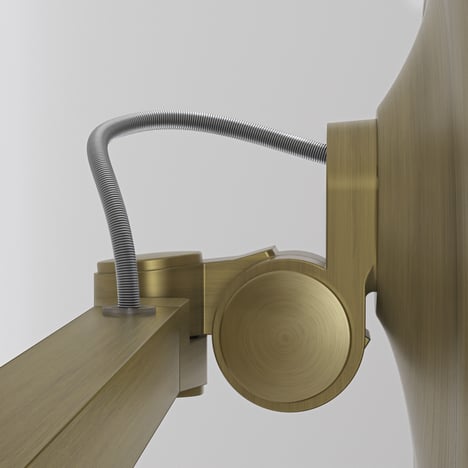 Mascali Round LED (1373027) in Matt Brushed Brass - Product Image 5
