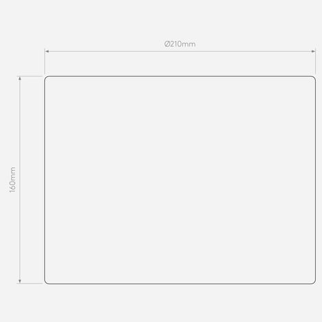Drum 210 Shade (5016092) in Putty Fabric - Technical Drawing