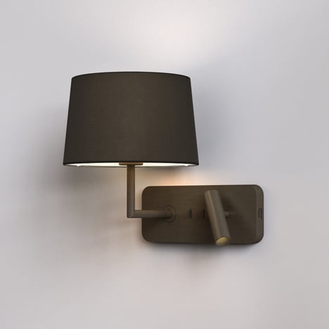 Side by Side Grande USB (1406012) in Bronze with Tapered Round 250 (5035004) in Black Fabric