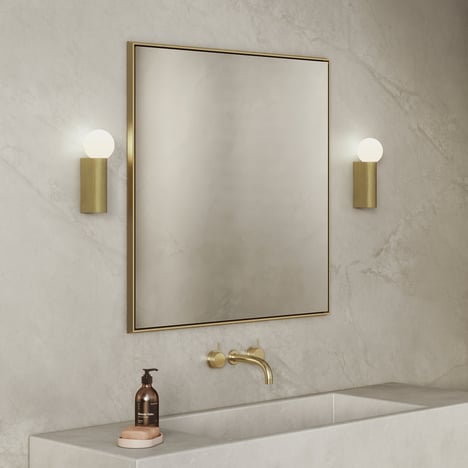 Ortona Single (1459012) in Matt Brushed Brass - Insitu Image 2