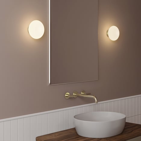 Zeppo Wall (1176053) in Matt Brushed Brass - Insitu Image 2