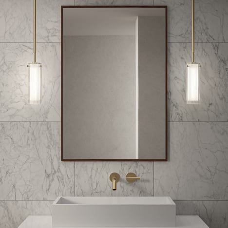 Ottavino Pendant (1411012) in Latón Cepillado Mate - Insitu Image 1