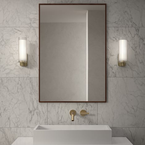Ottavino Wall (1411011) in Matt Brushed Brass - Insitu Image 1
