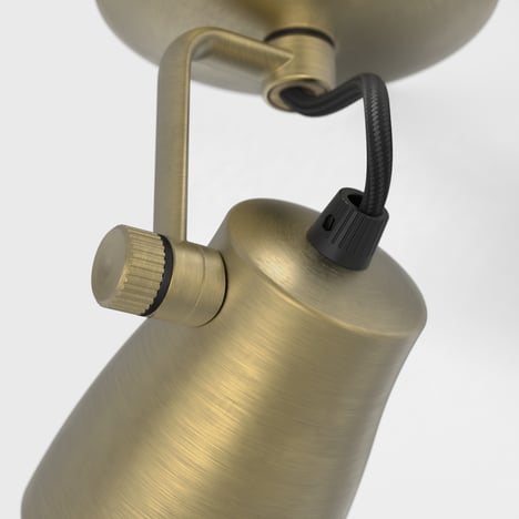 Juno Single (1487006) in Matt Brushed Brass - Product Image 4