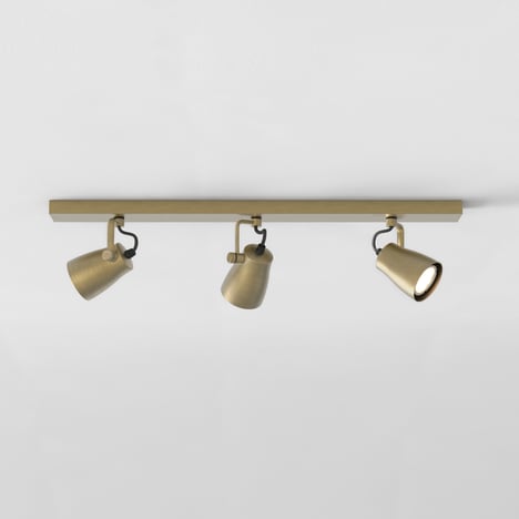 Juno Triple Bar (1487007) in Matt Brushed Brass - Product Image 1