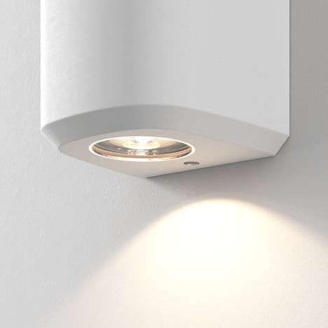 Brixham Wall Single (1513006) in White Concrete - Product Image 4