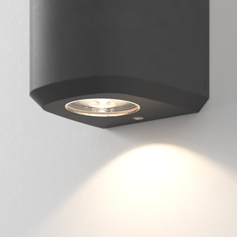 Brixham Wall Single (1513010) in Charcoal Concrete - Product Image 4