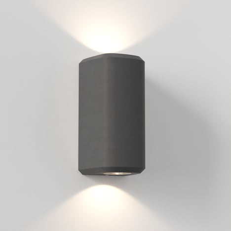 Brixham Wall Twin (1513016) in Charcoal Concrete - Product Image 1