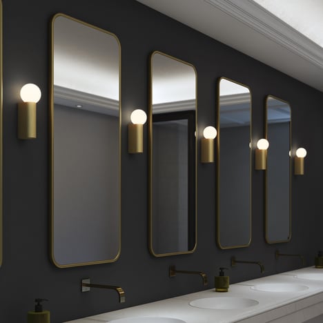 Ortona Single (1459012) in Matt Brushed Brass - Insitu Image 3