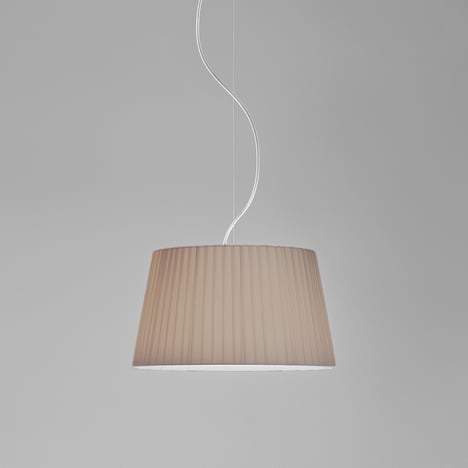Tapered Round 400 Pleated Pendant (4005179) in Bronzo - Prodotto Image 5