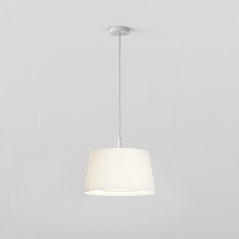 Tapered Round 400 Pleated Pendant (4005179) in Bronzo - Prodotto Image 2