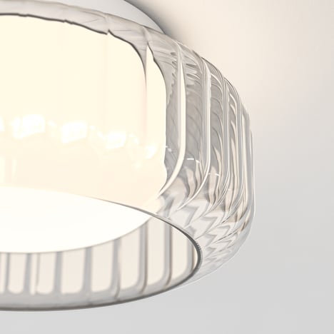Toro Ceiling 385 (1461004) in Clear Glass - Product Image 2