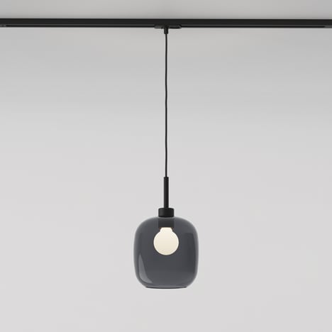 Curve 220 Pendant (4005246) in Matt Black - Product Image 1