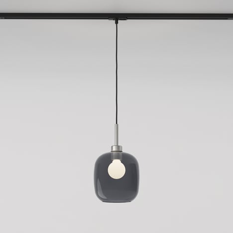 Curve 220 Pendant (4005309) in Matt Nickel - Product Image 1