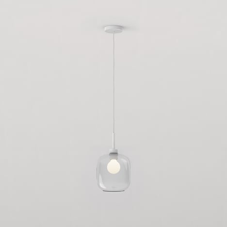 Curve 220 Pendant (4005332) in Matt White - Product Image 1