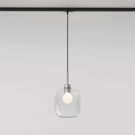 Curve 220 Pendant (4005310) in Matt Nickel - Product Image 1