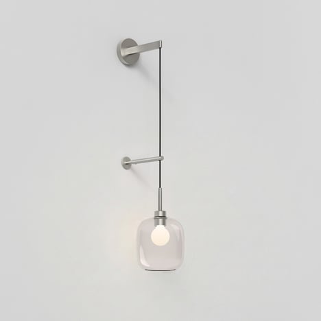 Curve 220 Pendant (4005535) in Matt Nickel - Product Image 1