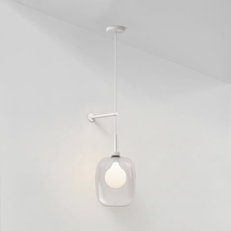 Curve 285 Pendant (4005148) in Matowy Biały - Produkt Image 1