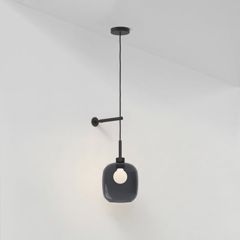 Curve 220 Pendant (4005078) in Matt Black - Product Image 1