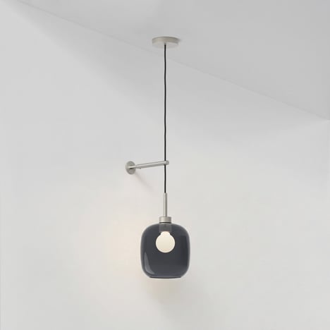 Curve 220 Pendant (4005111) in Matt Nickel - Product Image 1