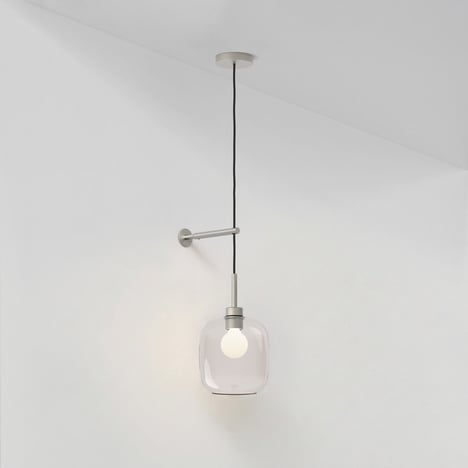 Curve 220 Pendant (4005112) in Nichel Opaco - Prodotto Image 1