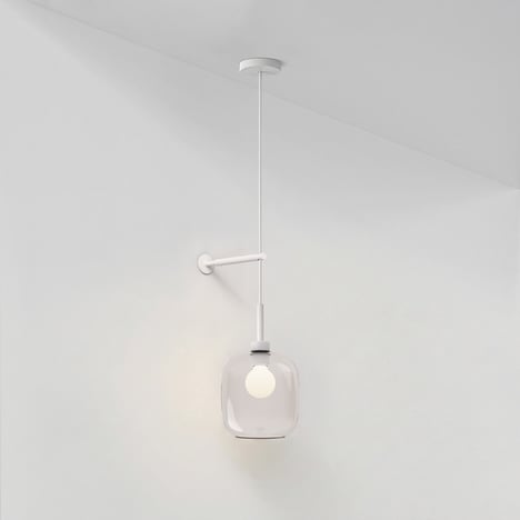 Curve 220 Pendant (4005146) in Matt White - Product Image 1