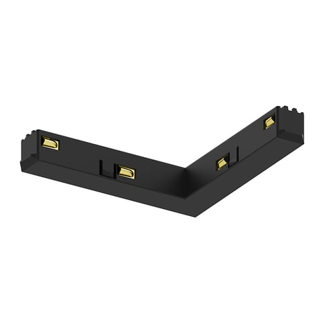 48V Track Corner Connector (6038015) in Nero Opaco - Prodotto Image 1